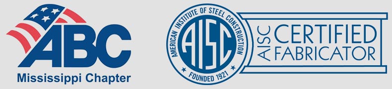Gipson Steel is a member of the ABC Mississippi Chapter and a AISC Certified Fabricator